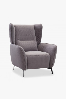 Sessel mit Metallfüßen Aquaclean Stoff hoher Sitzkomfort